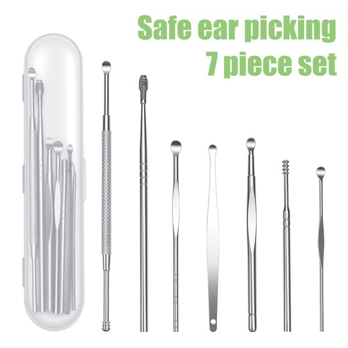 7pc stainless steel ear - stainless,